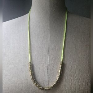 NWT SUSAN BICKFORD Cord & Bead Necklace